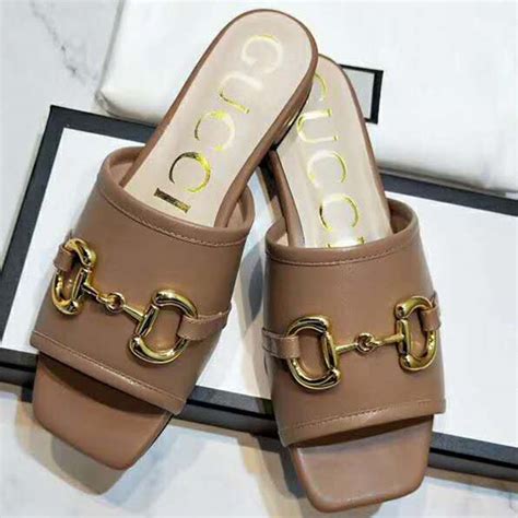 gucci womens slide sandals|affordable Gucci slides.